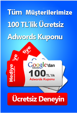 Google 100 TL Reklam Kuponu